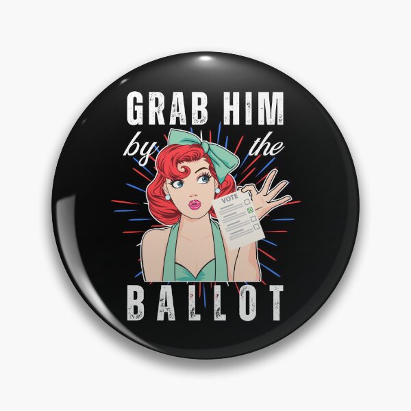 Item preview, Grab him by the ballot Funny Kamala vote designed and sold by Lady-Frost.