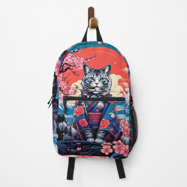 Item preview, japanese aesthetic cat kimono designed and sold by Catophile.