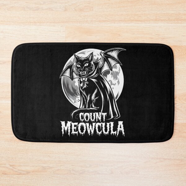 Item preview, Feline Fear: Count Meowcula Under the Full Moon designed and sold by sekrecja.