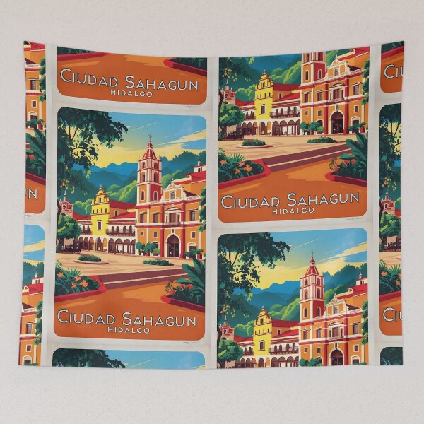 Item preview, Ciudad Sahagun Hidalgo Mexico Vintage Travel Tourism  designed and sold by TravelersGems.