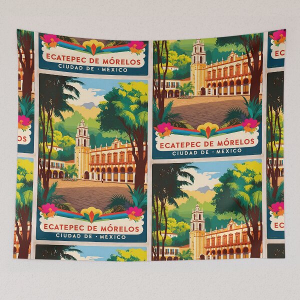 Item preview, Ecatepec de Morelos Ciudad de Mexico Vintage Travel Tourism  designed and sold by TravelersGems.