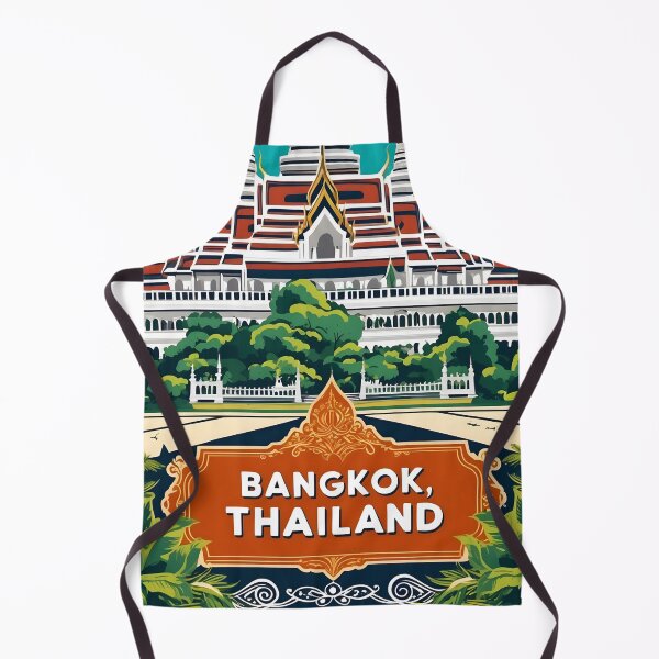 Item preview, Bangkok Thailand Vintage Travel Tourism designed and sold by TravelersGems.