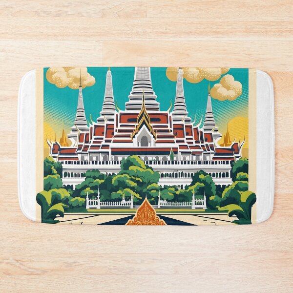 Item preview, Bangkok Thailand Vintage Travel Tourism  designed and sold by TravelersGems.