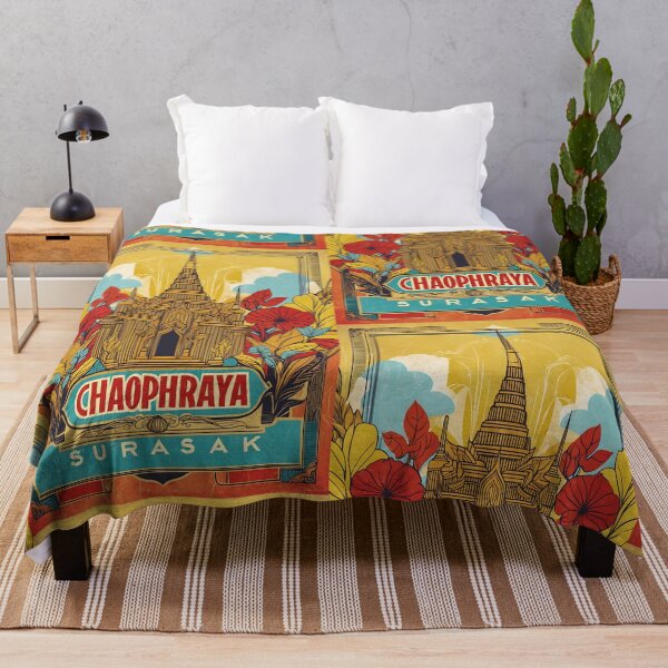 Item preview, Chaophraya Surasak Thailand Vintage Travel Tourism designed and sold by TravelersGems.
