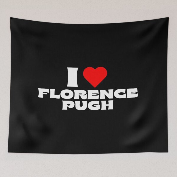 Item preview, I Love Florence Pugh - White Fonts designed and sold by Itsheartshop.