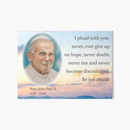 Item preview, Pope John Paul II print wall art designed and sold by ConorKeeganArt.
