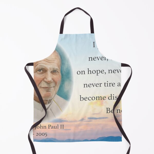 Item preview, Pope John Paul II print wall art designed and sold by ConorKeeganArt.