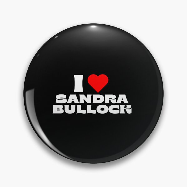 Artikelvorschau, Ich liebe Sandra Bullock - Weiße Schriftarten entworfen und verkauft von Itsheartshop.