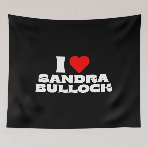 Item preview, I Love Sandra Bullock - White Fonts designed and sold by Itsheartshop.