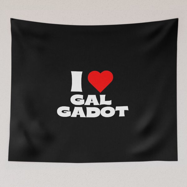 Item preview, I Love Gal Gadot - White Fonts designed and sold by Itsheartshop.