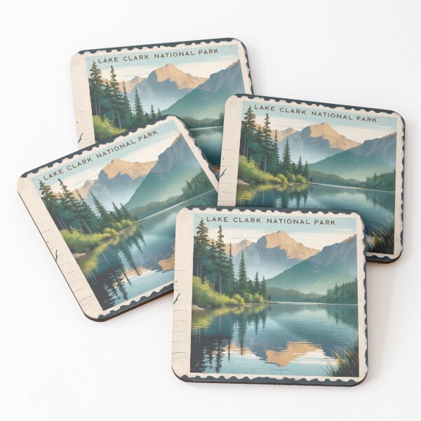Item preview, Lake Clark National Park Postcard Vintage Retro Travel designed and sold by TravelPostcardGems.