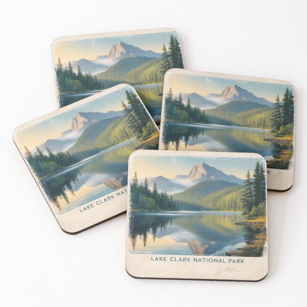 Item preview, Lake Clark National Park Postcard Vintage Retro Travel designed and sold by TravelPostcardGems.