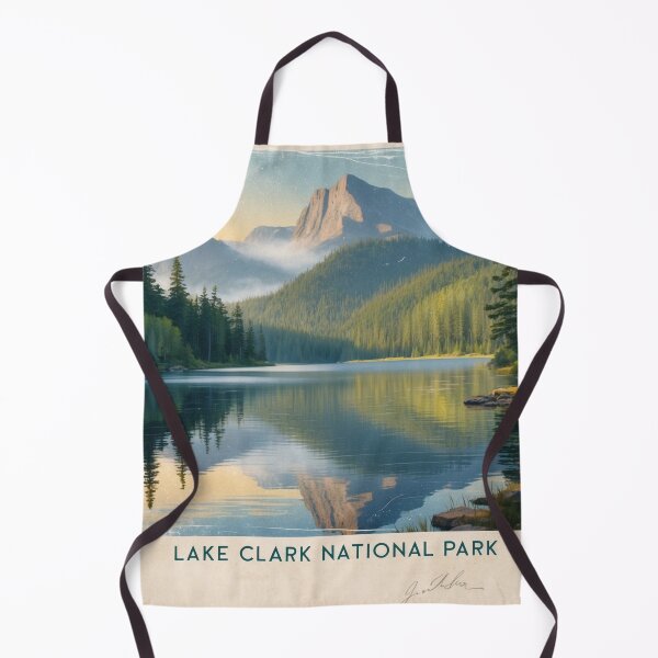 Item preview, Lake Clark National Park Postcard Vintage Retro Travel designed and sold by TravelPostcardGems.