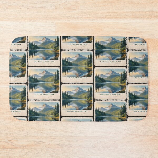 Item preview, Lake Clark National Park Postcard Vintage Retro Travel designed and sold by TravelPostcardGems.