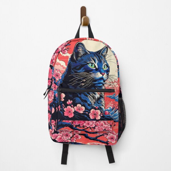 Item preview, cute kimono cat with sakura and japanese style designed and sold by Catophile.