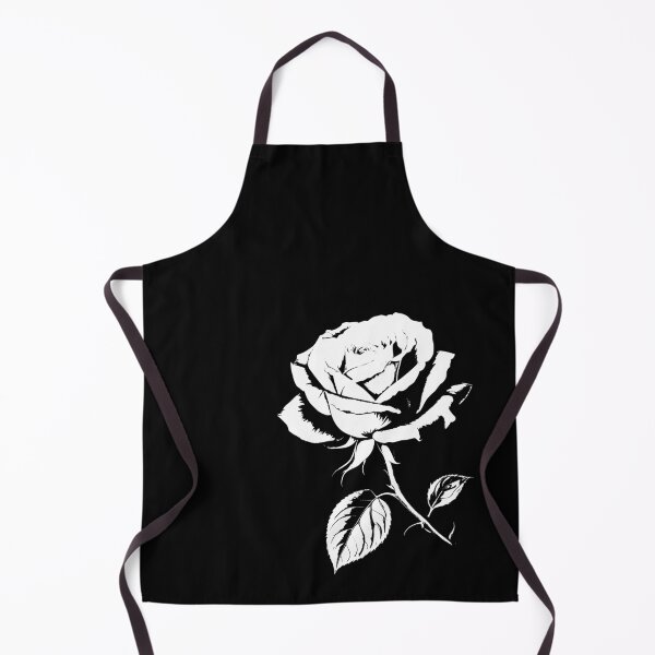 Item preview, Rose White on Black Vintage Urban Cool Design 2 Shapes Mania designed and sold by Shapes-Mania.