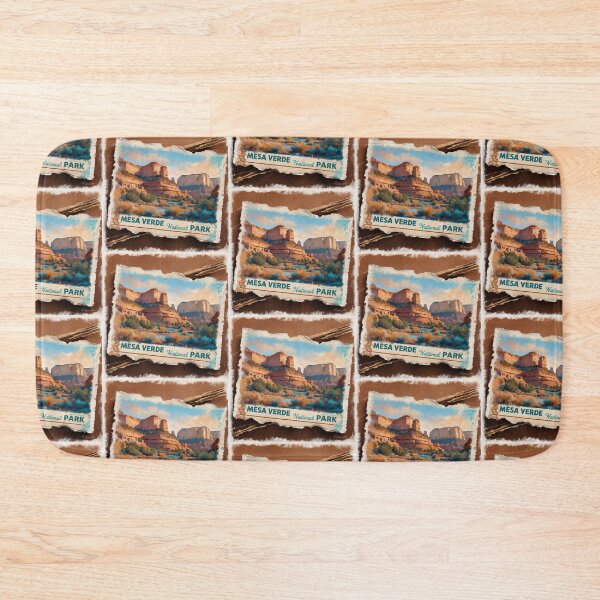 Item preview, Mesa Verde National Park Postcard Vintage Retro Travel designed and sold by TravelPostcardGems.