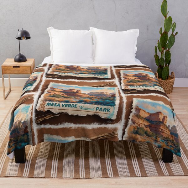 Item preview, Mesa Verde National Park Postcard Vintage Retro Travel designed and sold by TravelPostcardGems.