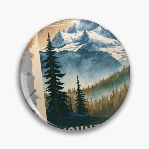 Item preview, Mount Rainier National Park Postcard Vintage Retro Travel designed and sold by TravelPostcardGems.