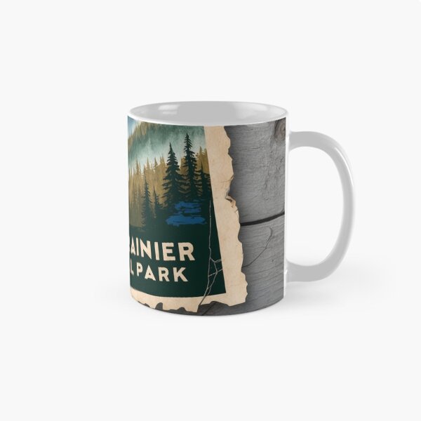 Item preview, Mount Rainier National Park Postcard Vintage Retro Travel designed and sold by TravelPostcardGems.