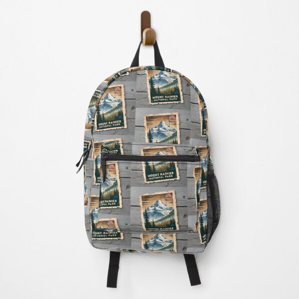 Item preview, Mount Rainier National Park Postcard Vintage Retro Travel designed and sold by TravelPostcardGems.