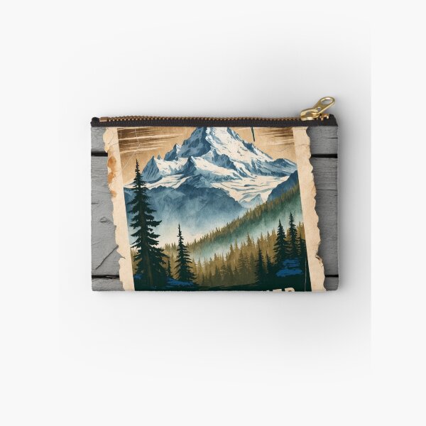 Item preview, Mount Rainier National Park Postcard Vintage Retro Travel designed and sold by TravelPostcardGems.