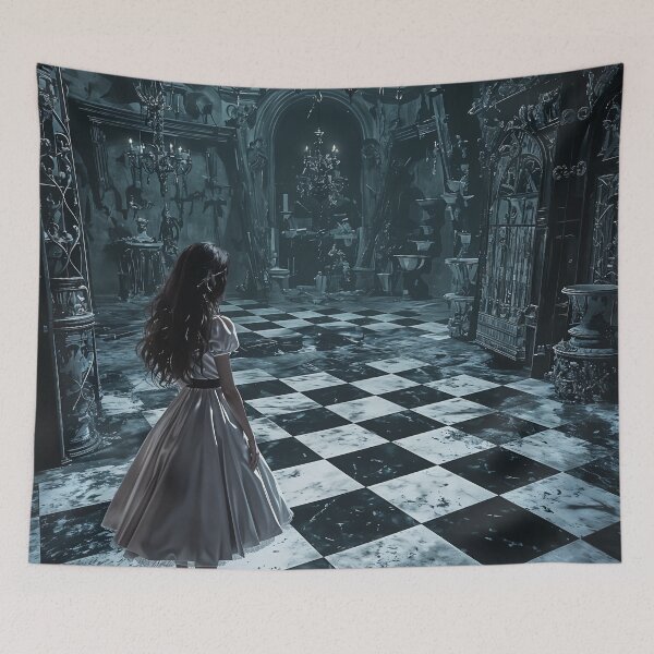 Item preview, The Last Dance in the Abandoned Hall designed and sold by oanaunciuleanu.
