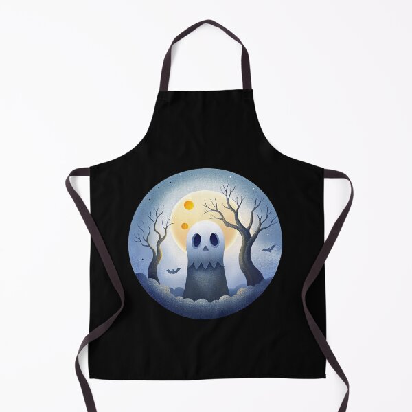 Item preview, Cute Spooky Ghost in Forest with Full Moon designed and sold by Itsheartshop.