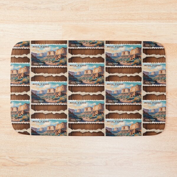 Item preview, Mesa Verde National Park Postcard Vintage Retro Travel designed and sold by TravelPostcardGems.