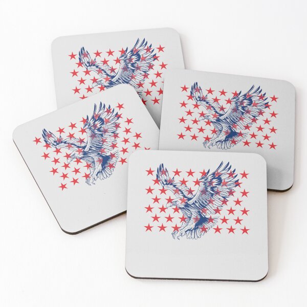 Item preview, Flying eagle and stars patriotic america designed and sold by Lady-Frost.