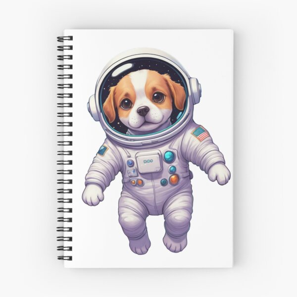 Item preview, Cute cartoon astronaut dog floating in space designed and sold by jean-nicolas.