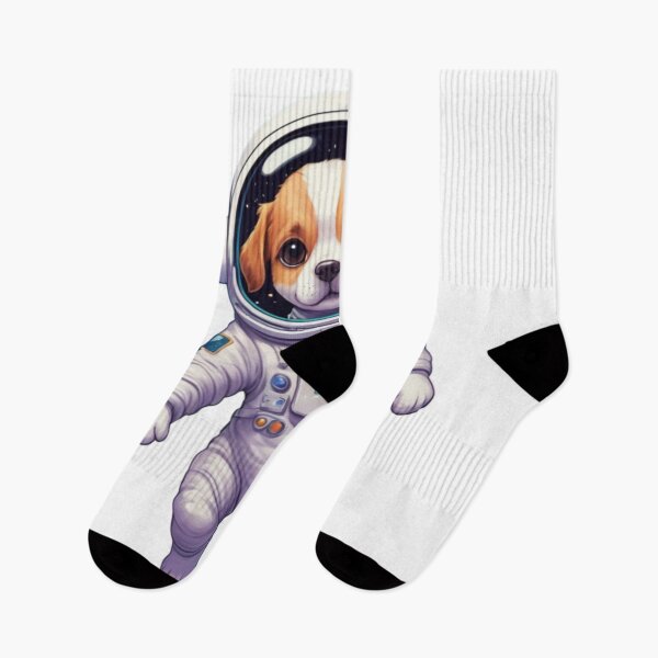 Item preview, Cute cartoon astronaut dog floating in space designed and sold by jean-nicolas.