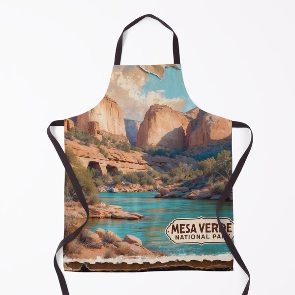 Item preview, Mesa Verde National Park Postcard Vintage Retro Travel designed and sold by TravelPostcardGems.