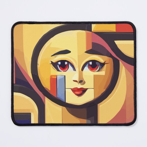 Item preview, cubist emoji designed and sold by Andre Faubert.