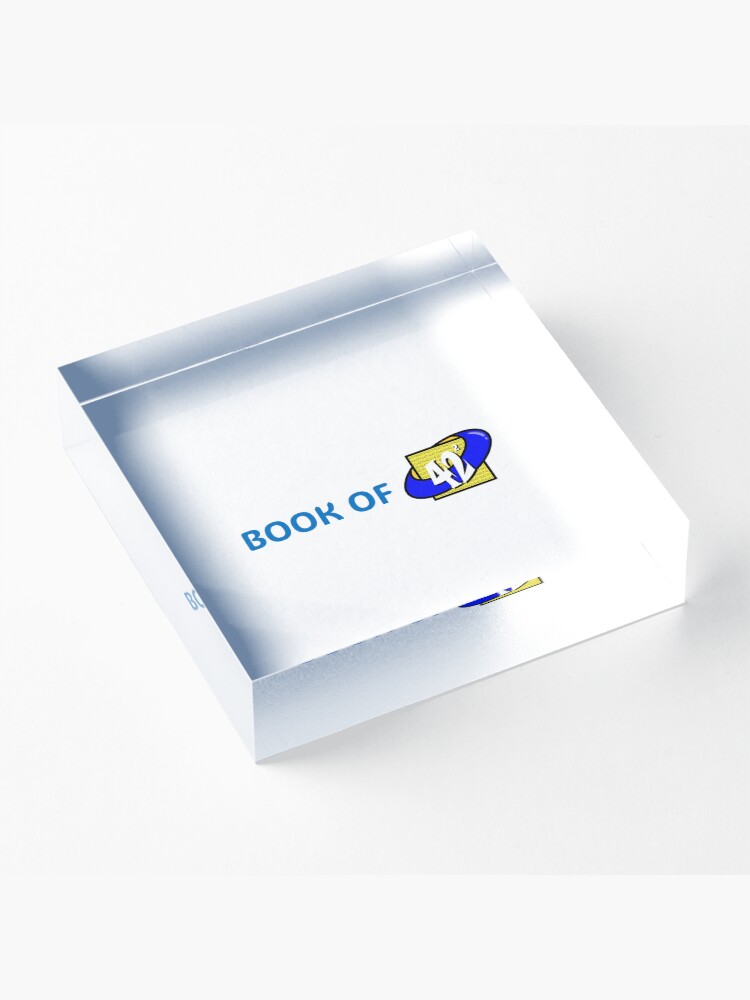 Thumbnail 3 of 5, Acrylic Block, 42 Stories Anthology Book of 42² logo designed and sold by bamwrites.