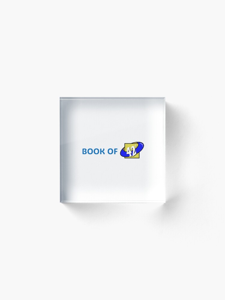 Thumbnail 2 of 5, Acrylic Block, 42 Stories Anthology Book of 42² logo designed and sold by bamwrites.