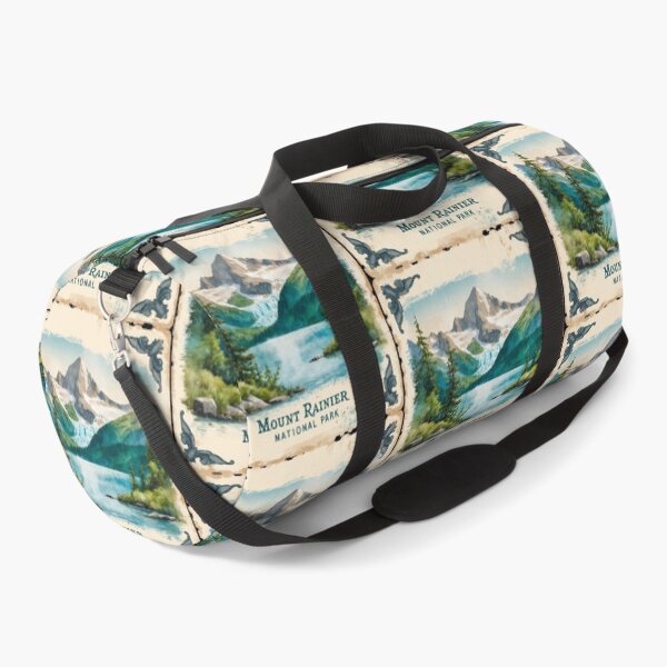 Item preview, Mount Rainier National Park Postcard Vintage Retro Travel designed and sold by TravelPostcardGems.
