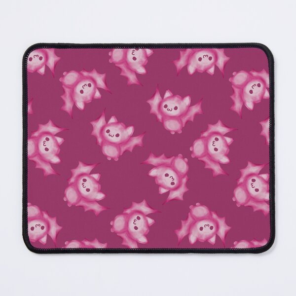 Item preview, Little Pink Bat Pattern designed and sold by MeepleCats.