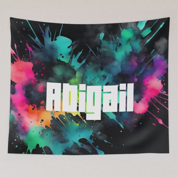Item preview, Custom Neon Name Abigail designed and sold by Gabriela McDaniel.