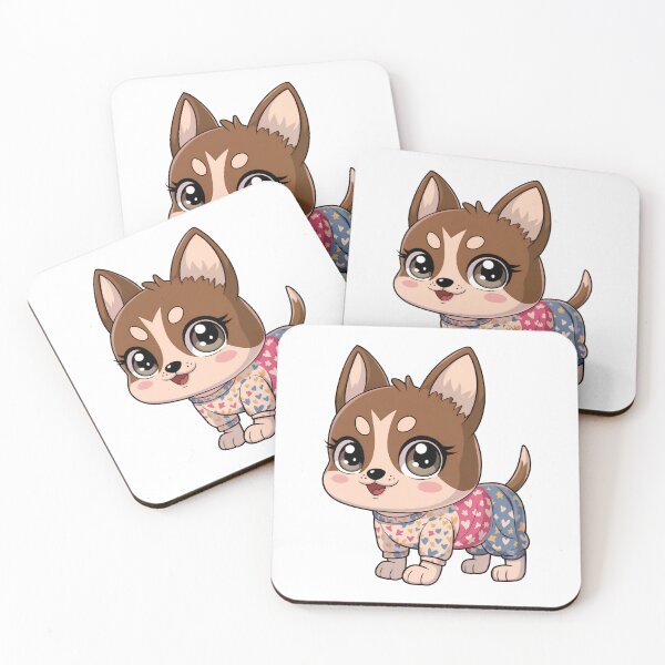 Item preview, Adorable Kawaii Dog  designed and sold by Wilcox PhotoArt.