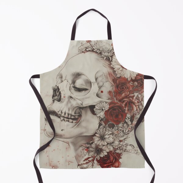 Item preview, Floral skull Calavera style designed and sold by LaylaOz.
