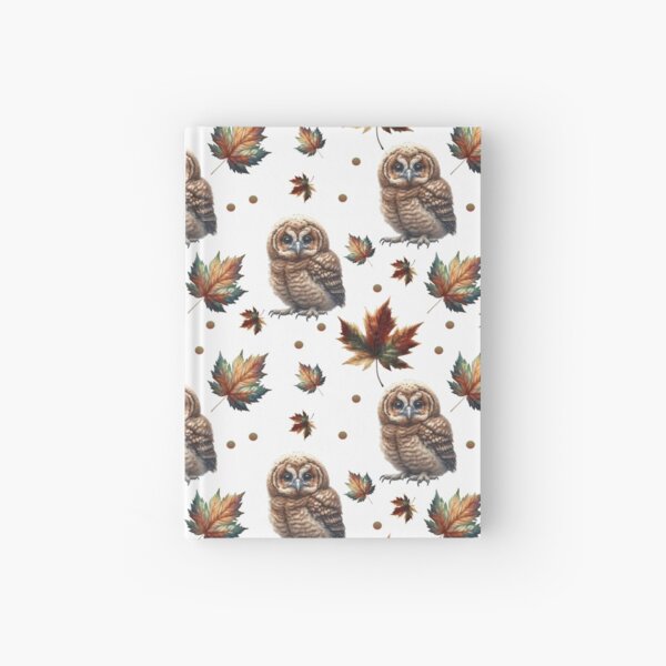 Baby Tawny Owl Hardcover Journal