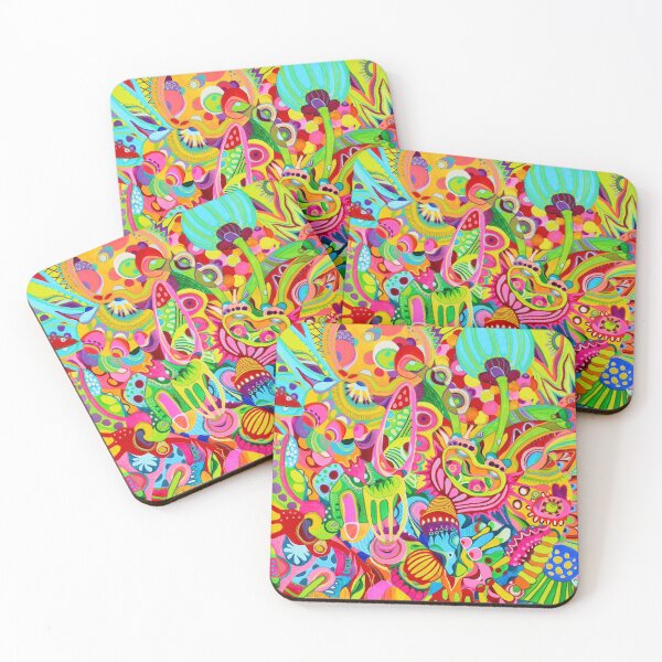 Item preview, 675. Vibrant Abstract Floral Explosion designed and sold by Veera Zukova.