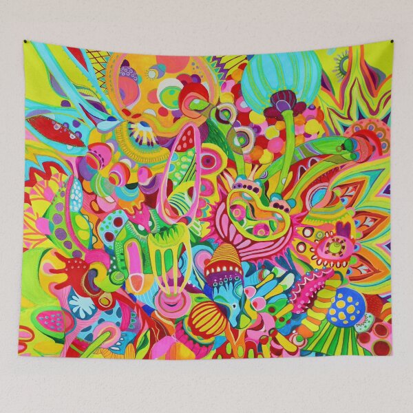 Item preview, 675. Vibrant Abstract Floral Explosion designed and sold by Veera Zukova.