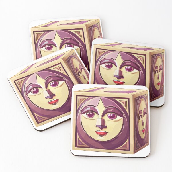 Item preview, cubist emoji designed and sold by Andre Faubert.