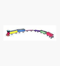 Toy Train Photographic Print