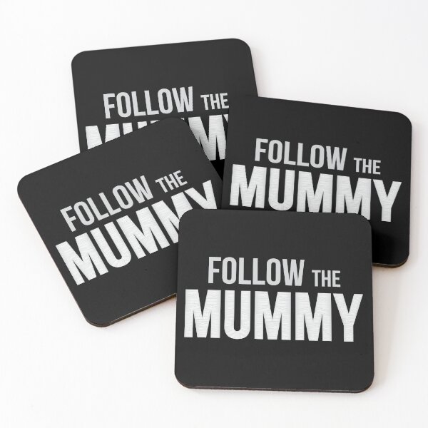 Item preview, Follow the Mummy Halloween Typographic Design designed and sold by iamKaye.