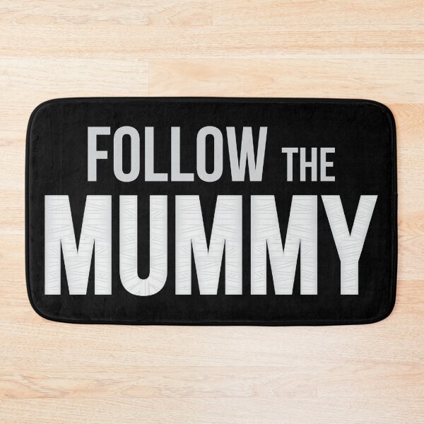 Item preview, Follow the Mummy Halloween Typographic Design designed and sold by iamKaye.