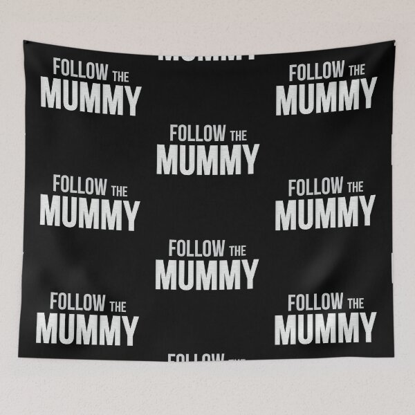 Item preview, Follow the Mummy Halloween Typographic Design designed and sold by iamKaye.
