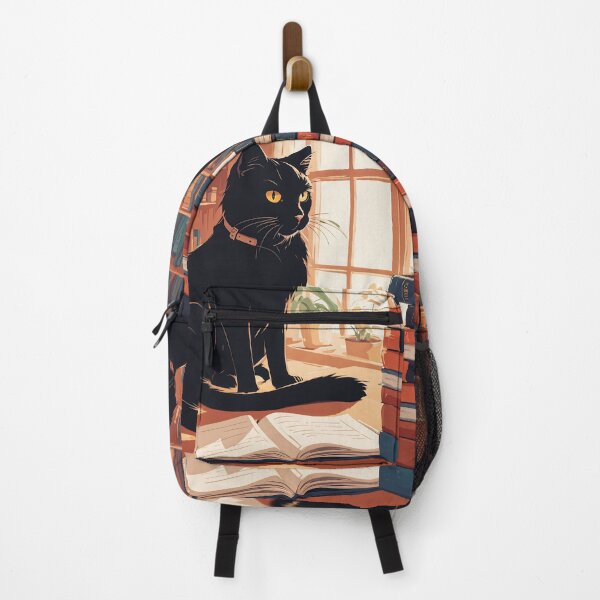 Item preview, cat in Bookstore  designed and sold by Catophile.